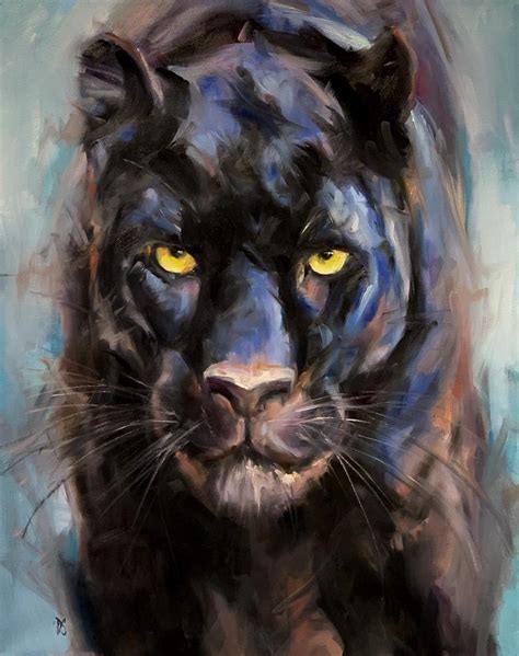 Spirit Print Panther Print Black Panther Wall Art Panther Portrait