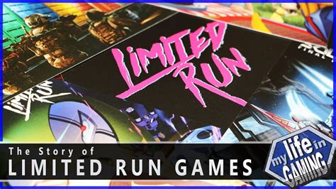 The Story of Limited Run Games / MY LIFE IN GAMING - YouTube