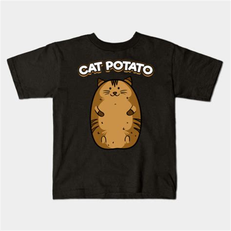 Cat Potato Funny Cute Fat Potato Feline Animal Design Fat Potato