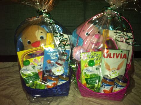 Here is a list of baby toys that there are so many unique ideas on how to surprise grandparents with pregnancy, that it might not be. The Twins' First Easter Baskets | Baby easter basket, Easter baskets, Boys easter basket