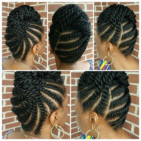 Black braids updo hairstyles, black braid updo hairstyles 2014, black braid updo hairstyles 2015 are right options if you want to beautify your updo hairstyles more stunning. 85+ Hot Photo. Look good with the flat twist hairstyles!!