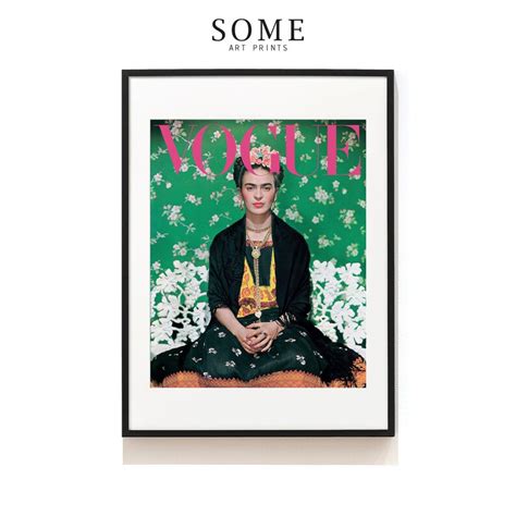 Frida Kahlo Poster Magazine Cover Prints Vogue Cover Etsy