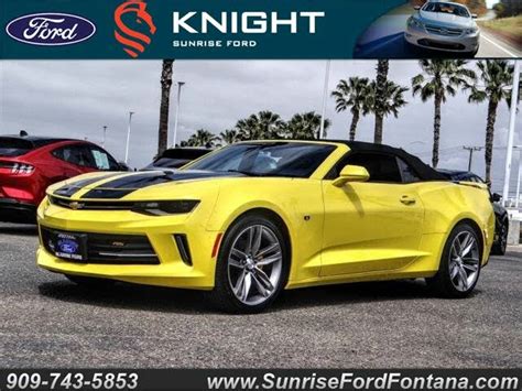 Used 2017 Chevrolet Camaro 1lt Convertible Rwd For Sale With Photos