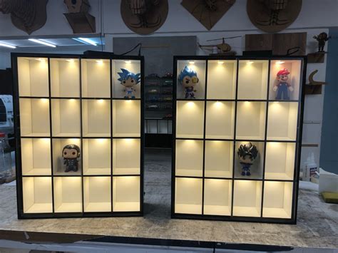 Expositor Para Funko Pop Iluminado Led Nichos Easy Parcelamento Sem Juros