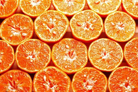 Orange Mandarin Tangerine On Fork Over White Stock Image Image Of