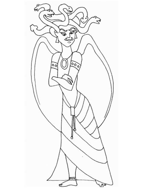 I have found a few websites that have pages to color that are downloadable. Medusa Coloring Page - NetArt