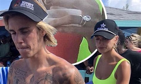 Hailey Baldwins Engagement Ring From Justin Bieber Revealed As Fans