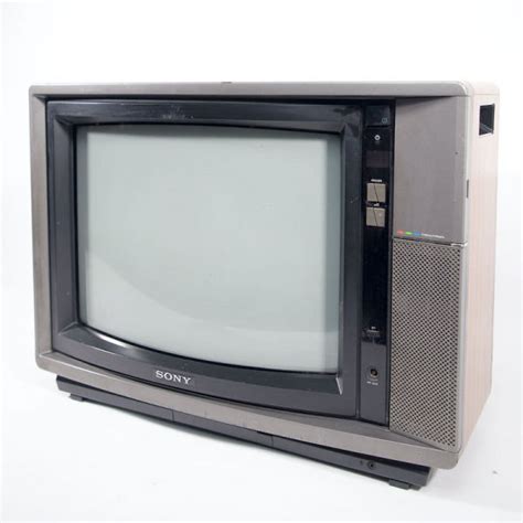 Fully Working Sony Trinitron Vintage Colour Tv Only Available As Part Of A Build With Our