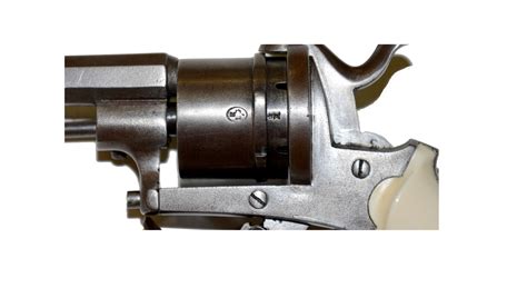 7mm Pinfire Double Action Revolver With Ivory Grips — Horse Soldier