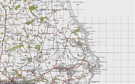 Historic Ordnance Survey Map Of Ellington 1947