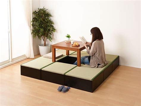 Tatami Za Modular Furniture Lets You Enjoy Tatami Reed Flooring And