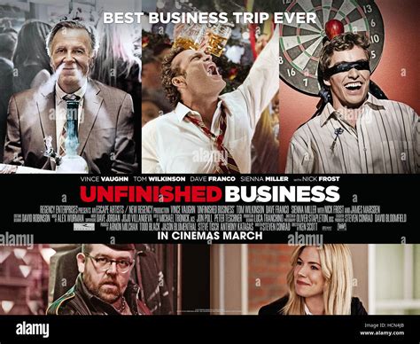 Unfinished Business British Poster Top From Left Tom Wilkinson
