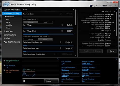 Overclock With Intel Extreme Tuning Utility Basic Overclock