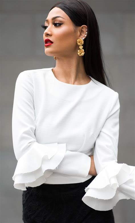Classic White Long Sleeve Blouse Dress Code Fashion In The 1920s And