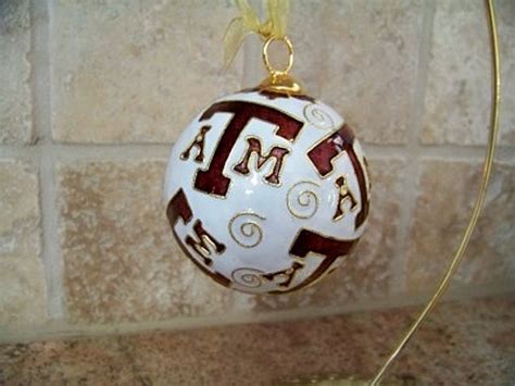 More ideas from aggie sutkowski. Cloisonne Texas Aggie Ornament | Aggie Christmas ...
