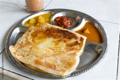 Roti Planta Is Popular Breakfast In Malaysia It Is Roti Canai With