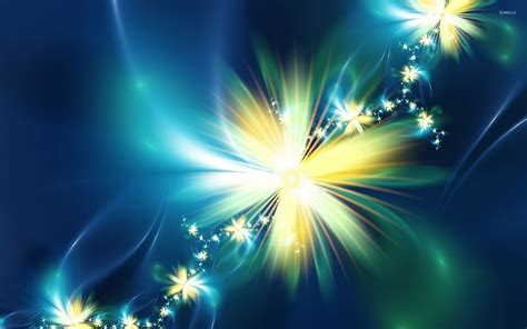Glowing flower wallpaper - Abstract wallpapers - #18380