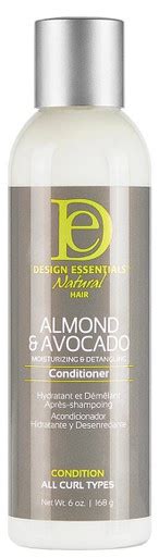 Design Essentials Almond And Avocado Moisturizing And Detangling Conditioner 6 Oz