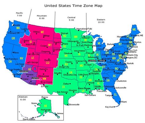 Things I Learned Driving A Truck Across America Time Zone Map North