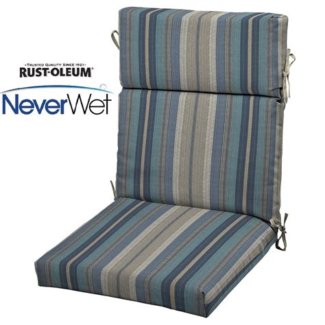 Explore 22 listings for high back patio chair cushions at best prices. Shop allen + roth Blue Stripe Cushion For High-Back Chair ...