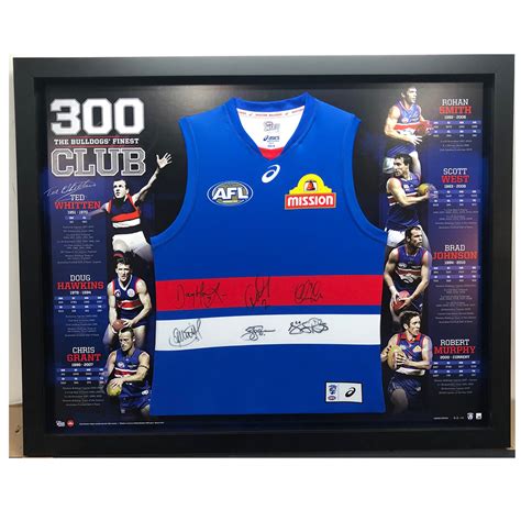 Explore tweets of western bulldogs @westernbulldogs on twitter. Western Bulldogs - "The 300 Club" Signed & Framed Limited ...