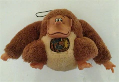 Vintage 1982 4 Donkey Kong Plush Nintendo Arcade Bean Stuffed Gorilla