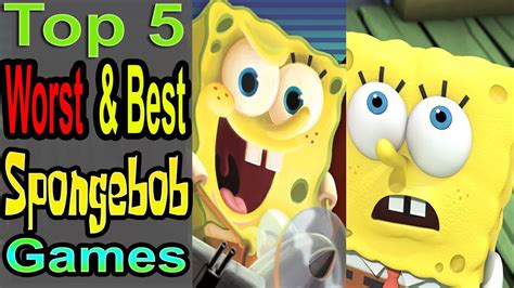 5 Worstbest Spongebob Games Youtube