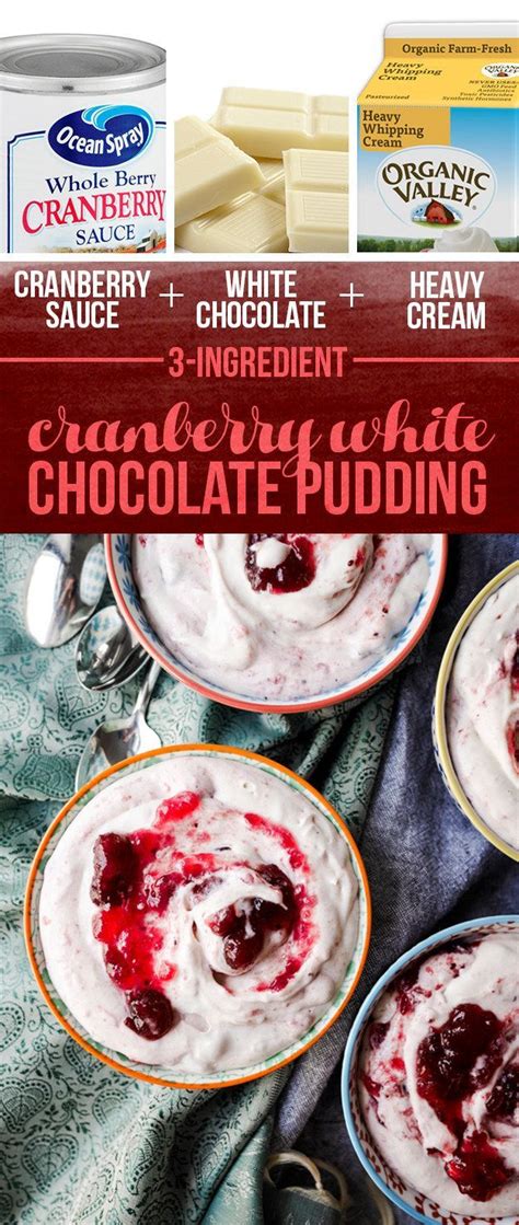 13 insanely easy three ingredient holiday desserts holiday desserts white chocolate cranberry