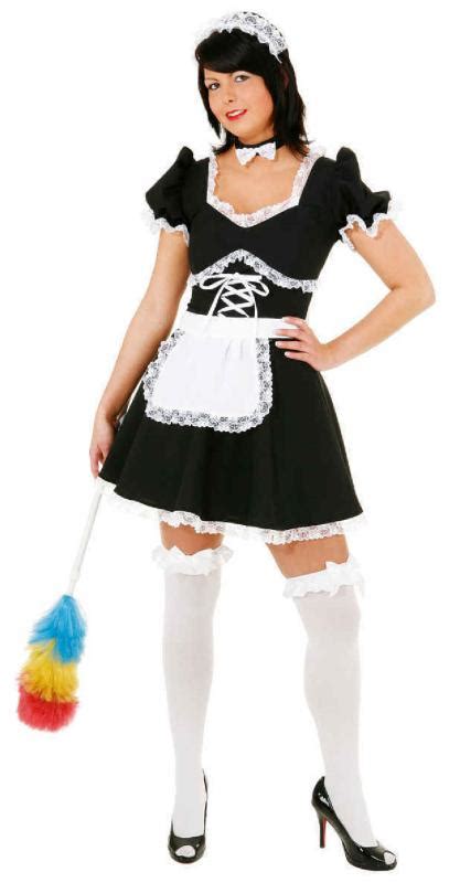 Zimmermädchen Hausmädchen Kostüm Kleid French Maid Dienstmädchen