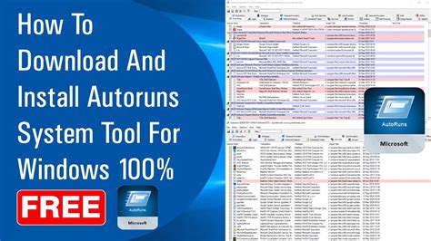 How To Download And Install Autoruns System Tool For Windows 100 Free