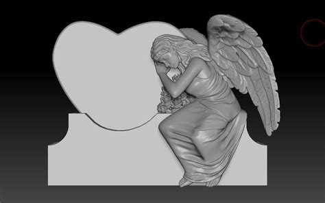3d Print Model Memorial Angels Cgtrader