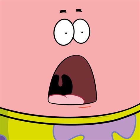 Patrick Star Surprised Face