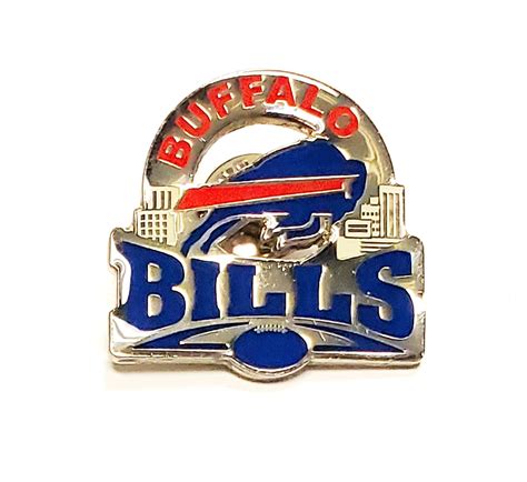 Buffalo Bills Glossy Metal Hat Lapel Pin Team Logo Football Ebay