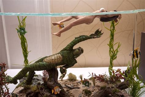 The Creature Custom Made Diorama Black Lagoon Fish Tank Themes