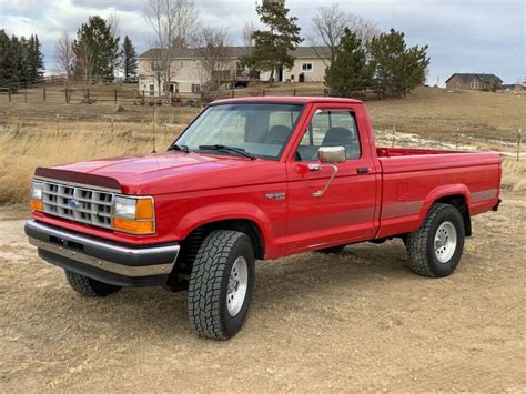 1991 Ford Ranger Xlt 4x4 40 5speed 7â€™ Longbed Pickup For Sale