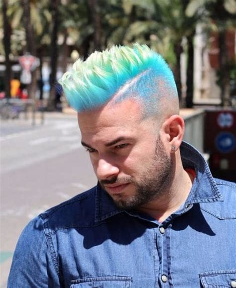 Blue Spiked Hair