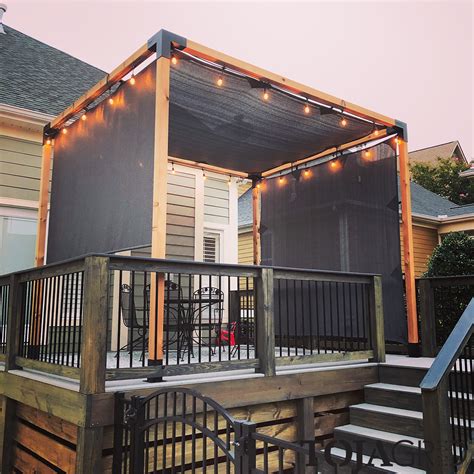 Before you commence installation of a shade sail it is very important that you consider the factors outlined in this article. Pergola Kit with SHADE SAIL for 4x4 Wood Posts | Pergola ...