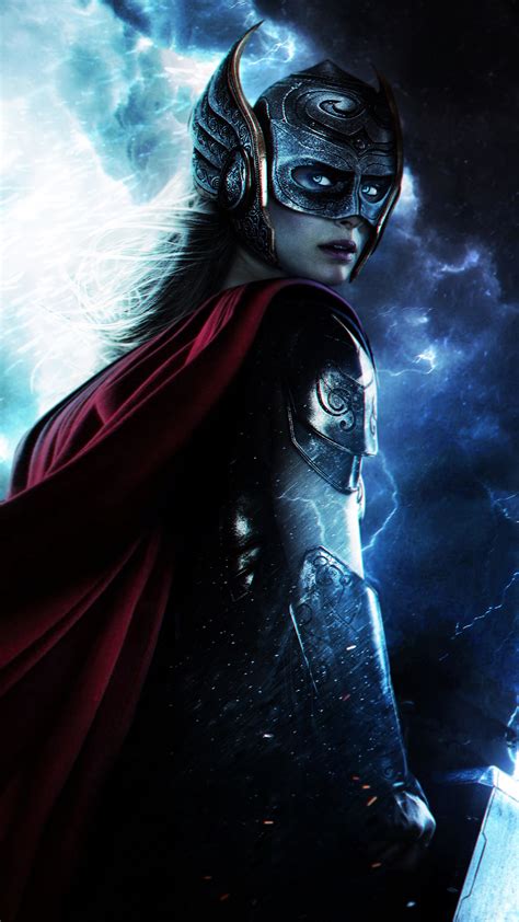 Thor Love And Thunder Hd Jane Foster Natalie Portman Lady Thor Hd