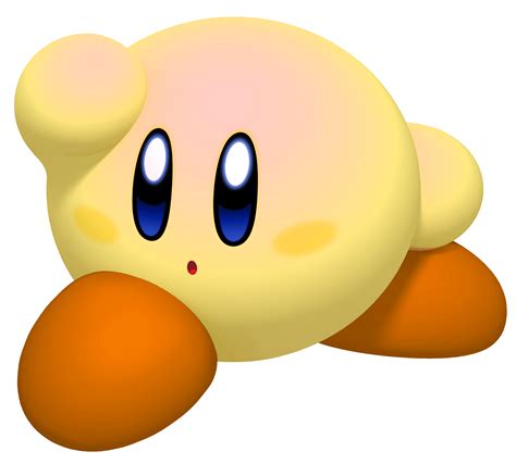 Kirby Amarillo Png Transparente Stickpng