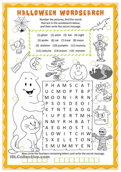 Halloween Wordsearch Worksheet Free ESL Printable Worksheets Made By Teachers Opetusideoita