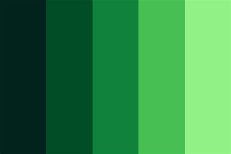 Green Green Color Palette