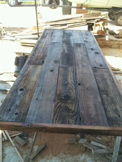 diy outdoor wood bar tops | Did this bar top for a wedding ...
