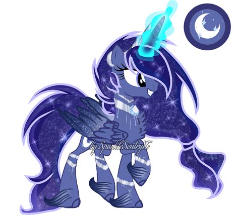 Princess Luna Redesign By Yourepathetic Bright On Deviantart