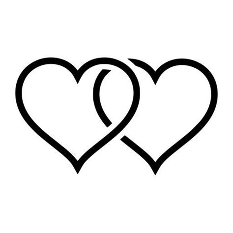 Interlocking Hearts Two Hearts Tattoo Love Heart Tattoo Star Tattoo