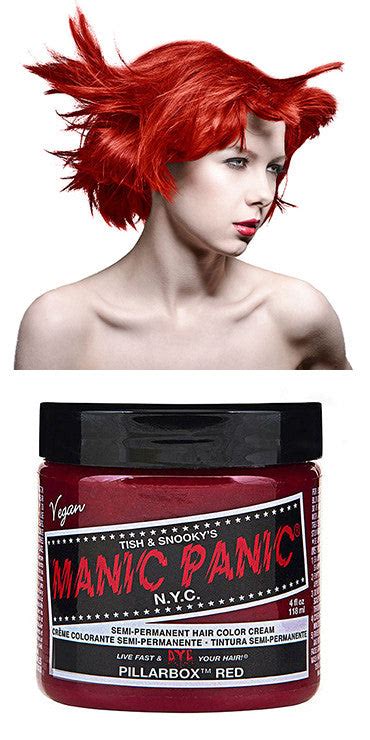 Manic Panic Semi Permanent Vegan Hair Dye Pillarbox Red Applejack