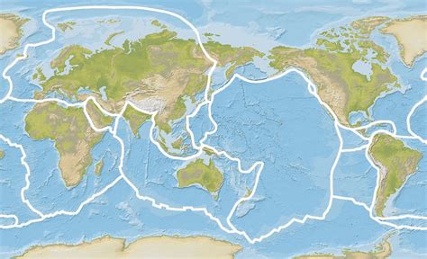 Tectonic Plates Map | Tectonic Plates Location | DK Find Out