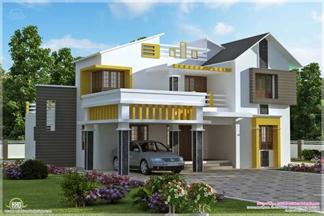 Simple single floor house design ideas | leading one level homes. Kerala contemporary villa with 4 bedroom | House Design Plans