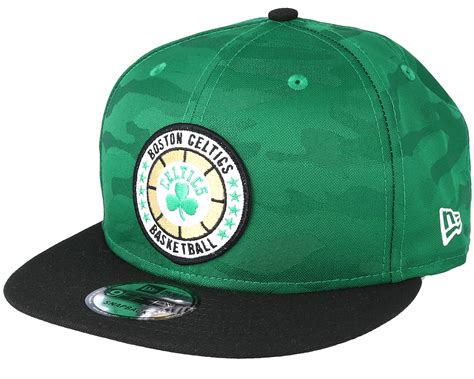 Boston Celtics Tipoff Series 9fifty Camo Green Snapback New Era Caps