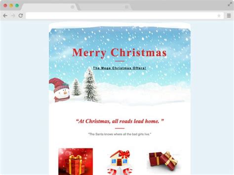 Christmas Email Responsive Christmas Email Template