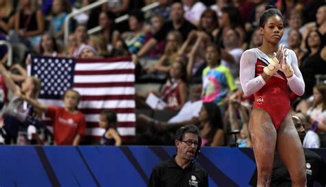 Us Gymnastics Coach Gabby Douglas Making Strides After Disappointing Trials The Washington Post